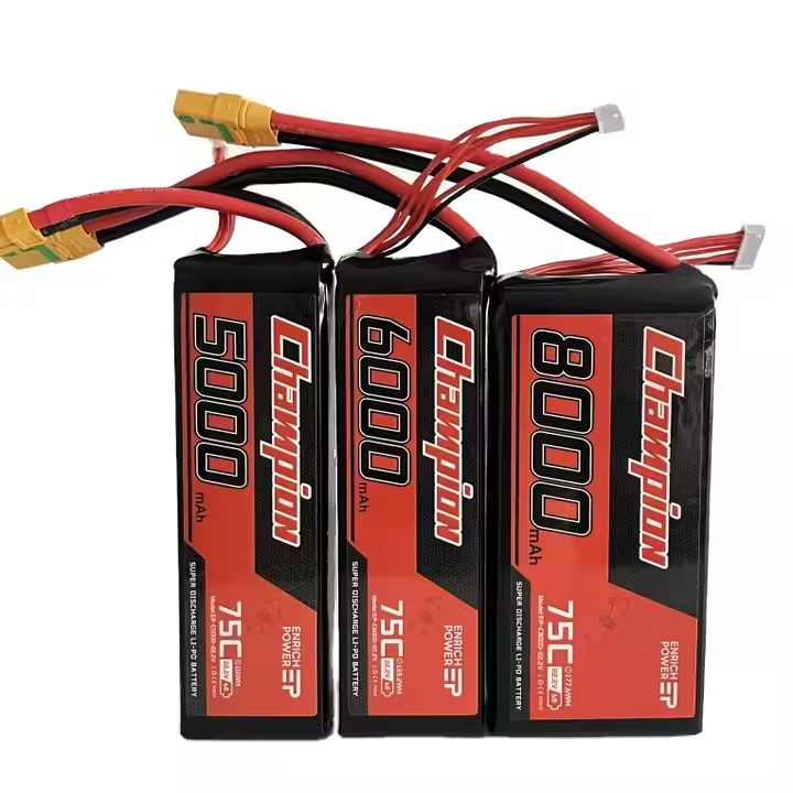 OEM FPV Drone Battery 2S–6S 7.4V–22.2V (5000–8000mAh)