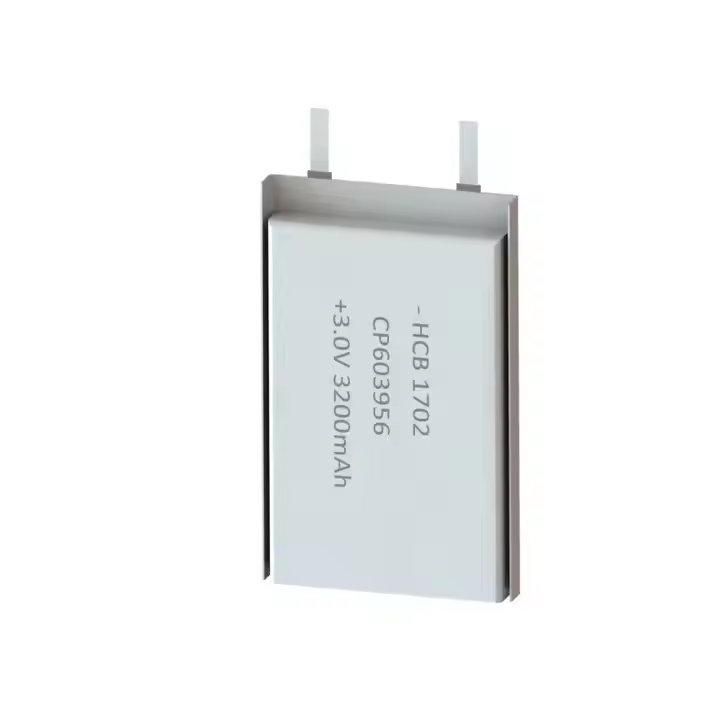 HCB CP603956 3V 3200mAh LiMnO₂ Pouch Battery for RFID & Mini Wearables