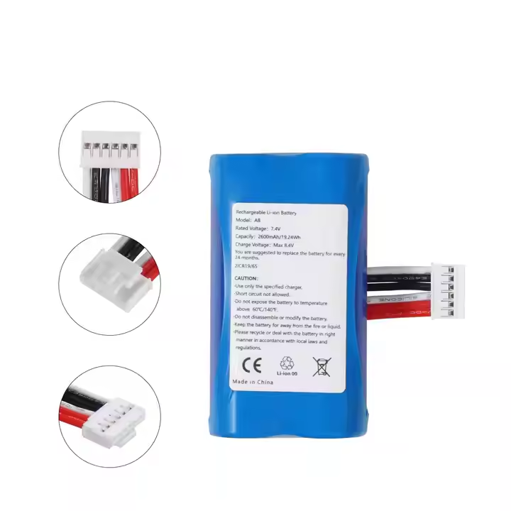 7.4V 2600mAh Li-ion Battery Pack for POS_A8-V5 Device