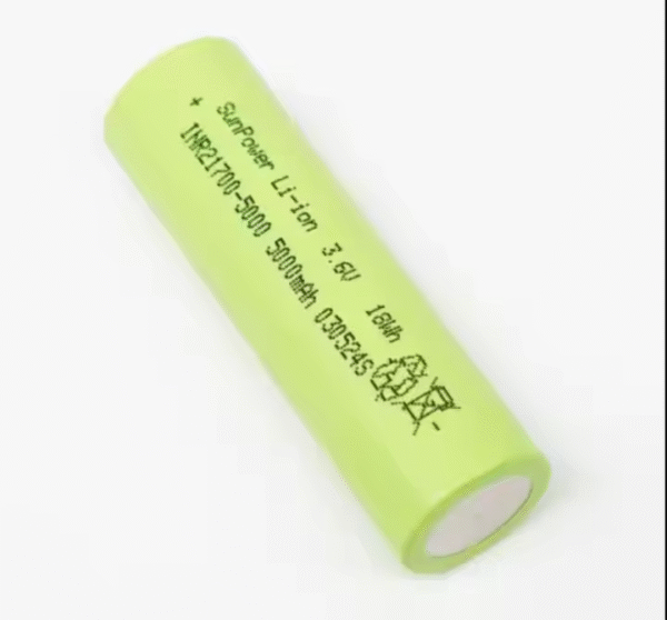 INR21700 5000mAh 25A 3.7V Li-ion Rechargeable Cell – Solid State